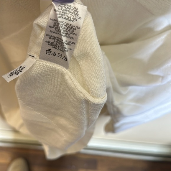 Calvin Klein Long Sleeve Sweater Size XL Soft White Pull On Lightweight - Picture 8 of 15